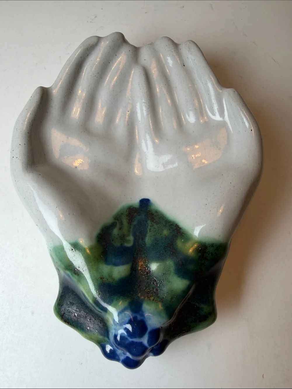 M.A. Hadley Cupped Hands Trinket Dish